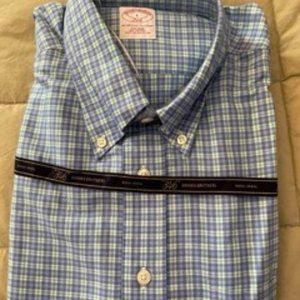 Brooks Brothers Men's Long sleeved plaid shirt